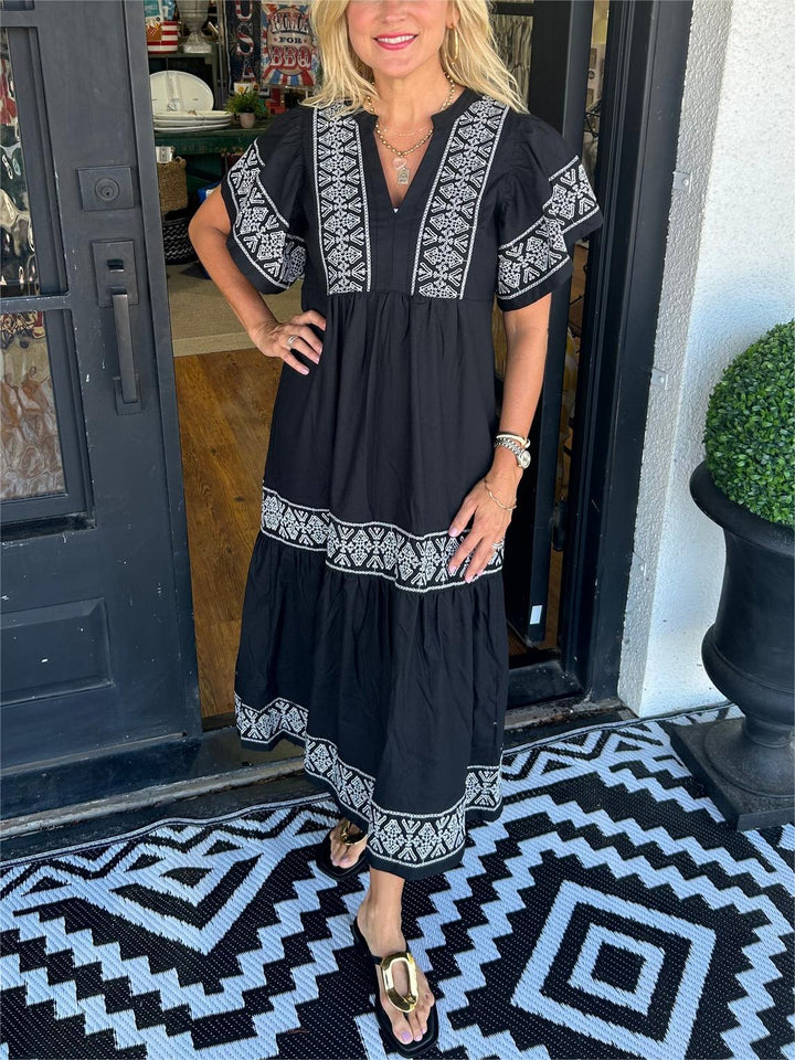 Valantomode | Dress - Elegant Boho Style