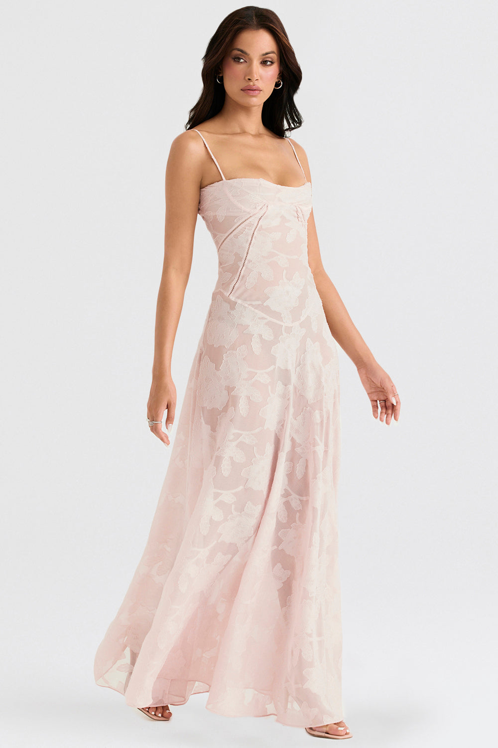 Valantomode | Elegant Embroidered Maxi Dress by Dean