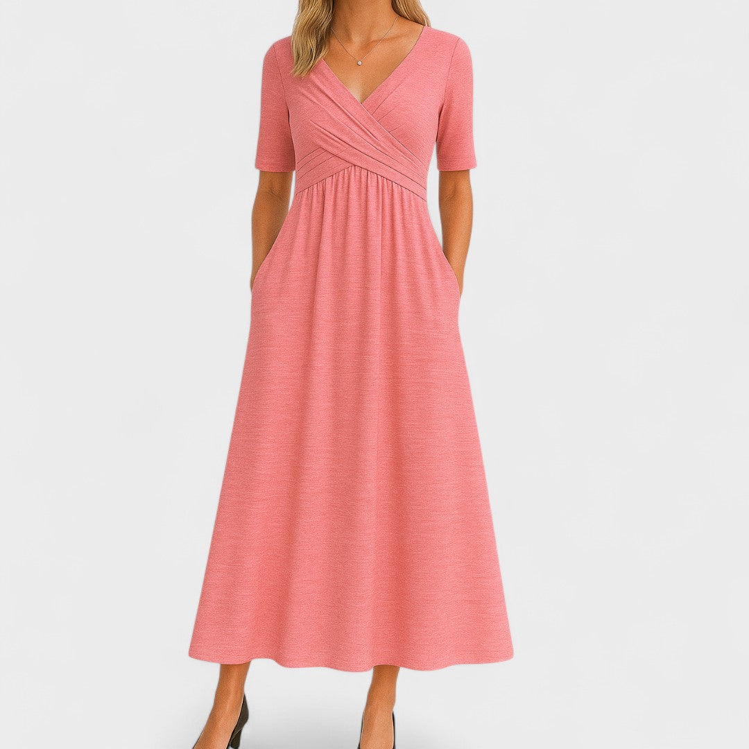 Valantomode | Chic Midi Dress for Effortless Day to Night Style