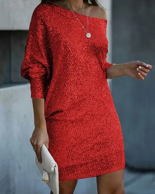 Valantomode | Women’s Sequin Dress for Glamorous Evening Events