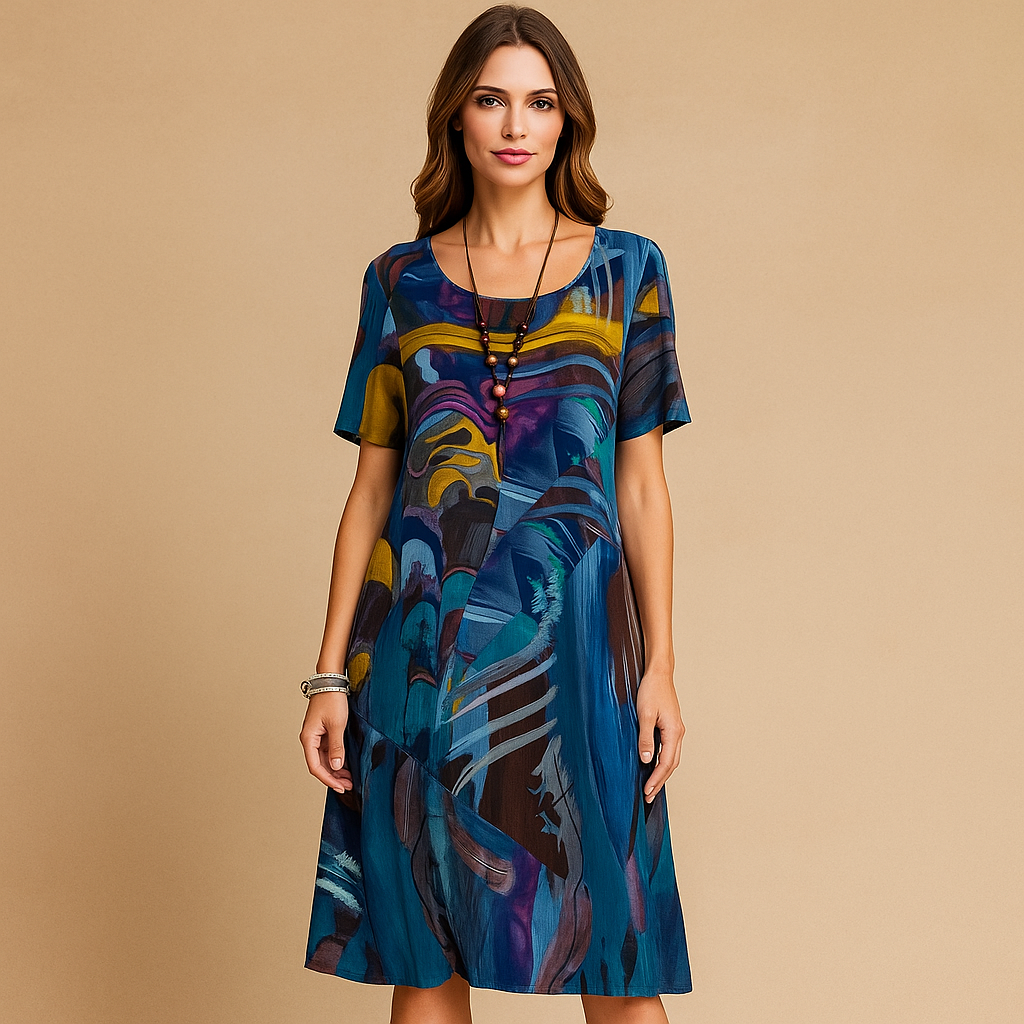 Valantomode | Stylish Floral Dress Perfect for Casual Outings and Events