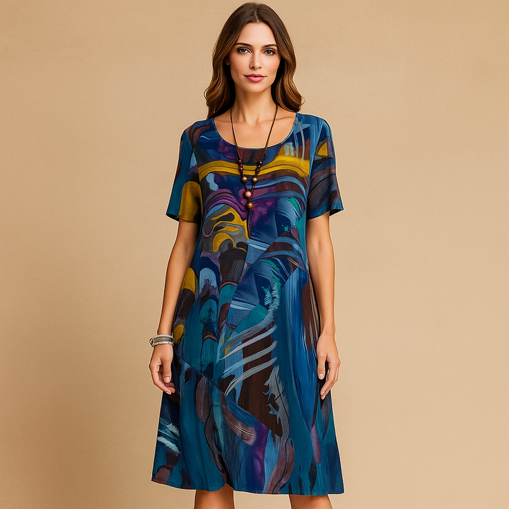 Valantomode | Stylish Floral Dress Perfect for Casual Outings and Events