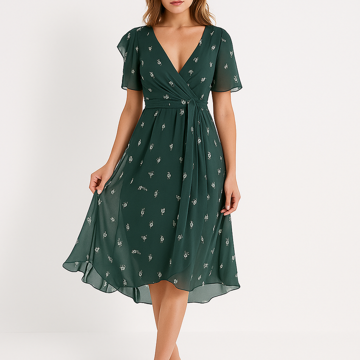 Valantomode | Breezy Floral Summer Dress for a Feminine Look