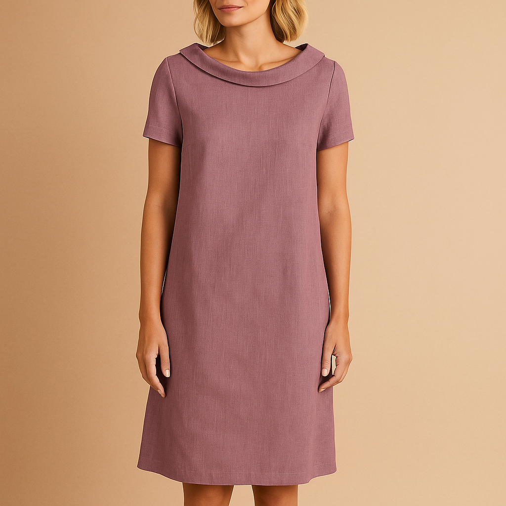 Valantomode | Stylish Linen Dress with Pockets for Everyday Wear