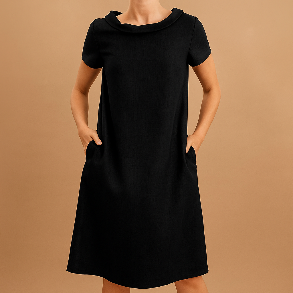 Valantomode | Stylish Linen Dress with Pockets for Everyday Wear