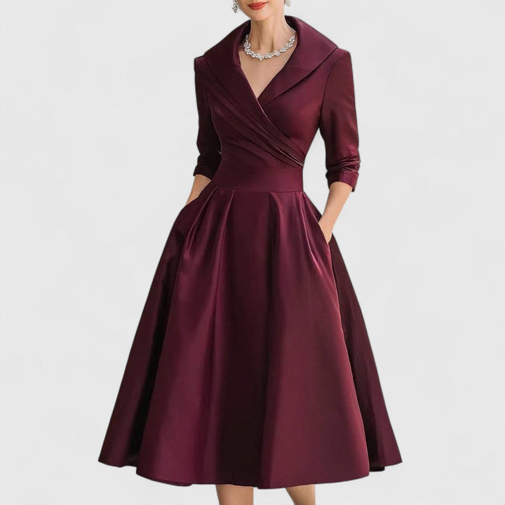 Valantomode | Chic Midi Dress for Women’s Day and Night Out Events