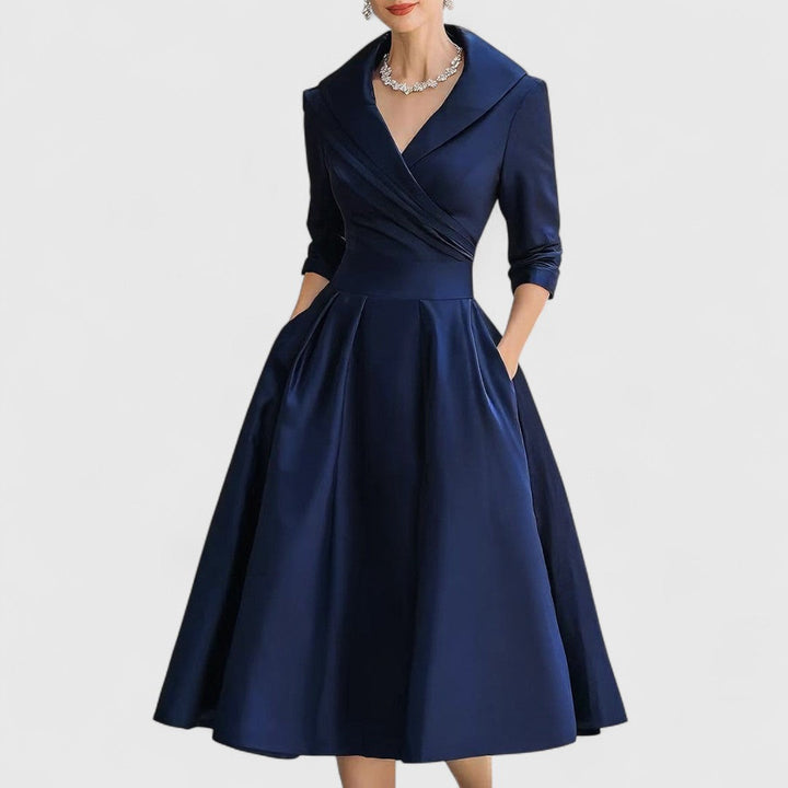 Valantomode | Chic Midi Dress for Effortless Day to Night Style