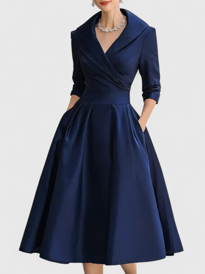 Valantomode | Stylish Midi Dress for Women’s Evening Events