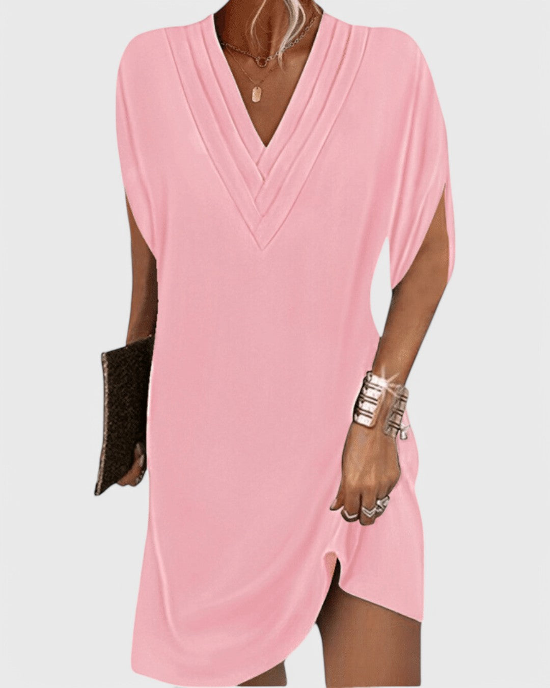 Valantomode | Dress with Flattering Cut