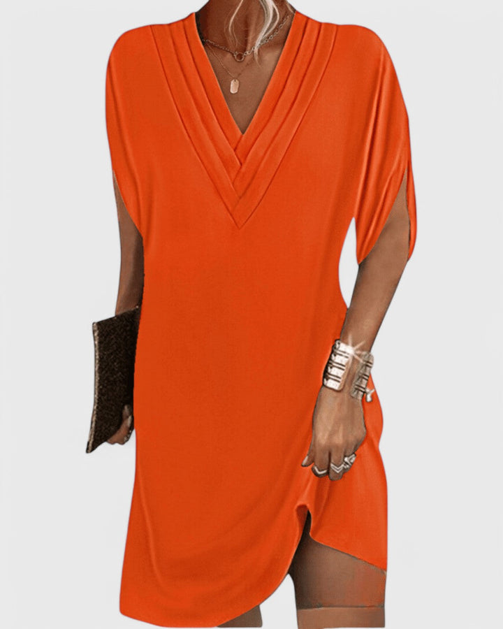 Valantomode | Dress with Flattering Cut