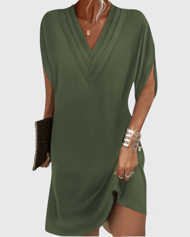 Valantomode | Dress with Flattering Cut