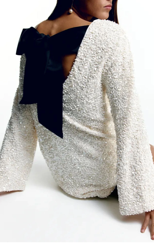 Valantomode | Shimmering Glitter Cocktail Dress Perfect for Night Out
