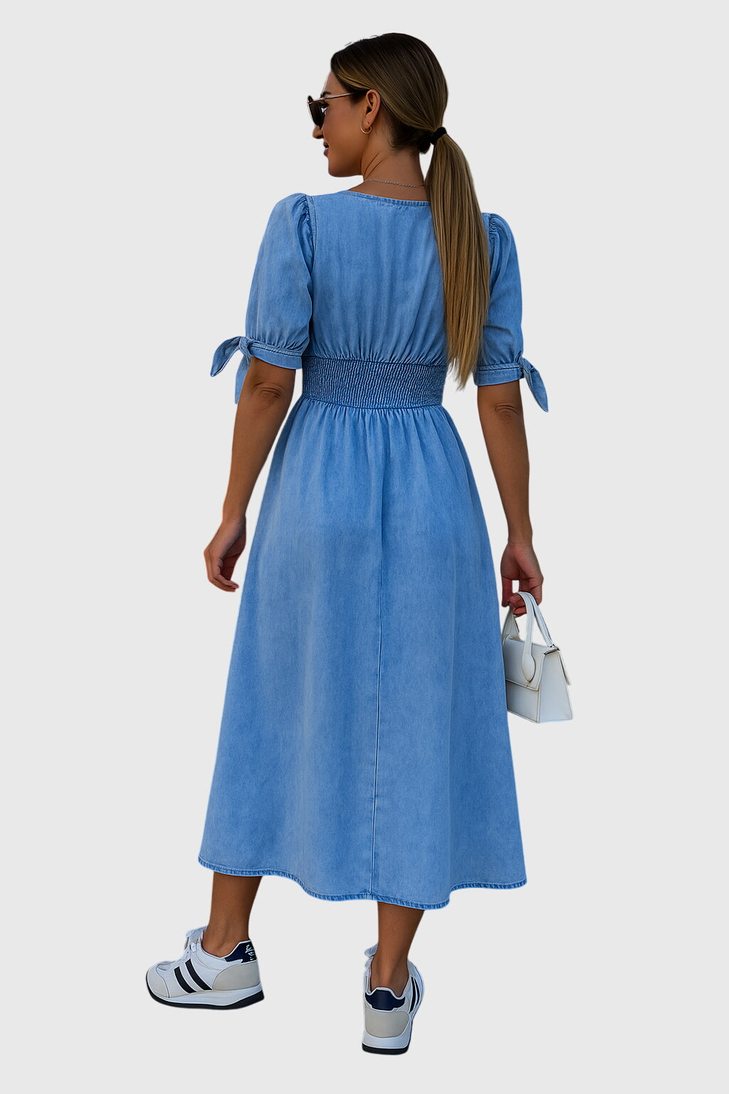 Valantomode | Chic Denim Dress for Effortless Everyday Style