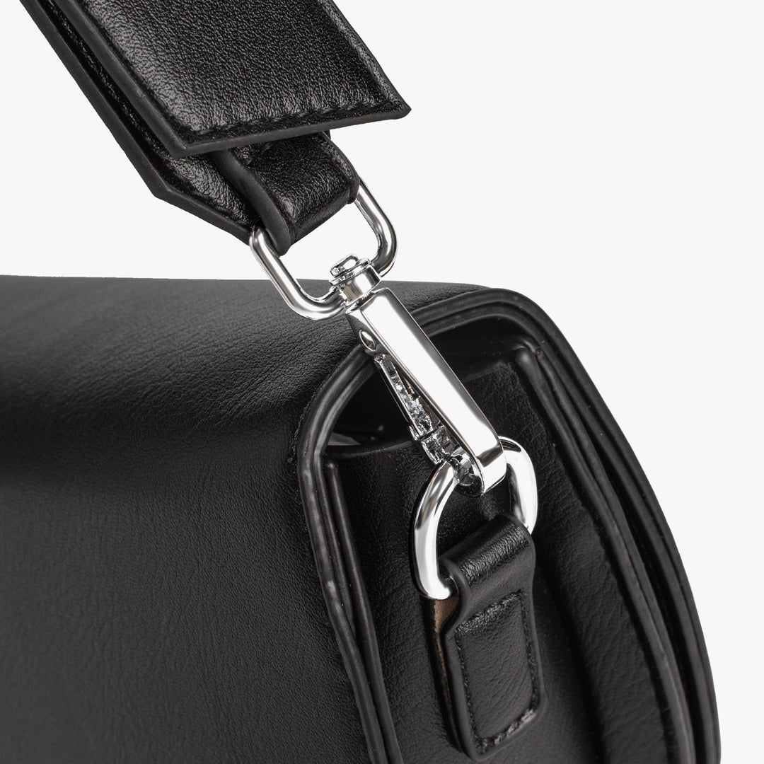 Valantomode | The Lunar Orbital Garrison – Women's Premium Geometric Half-Moon Crossbody Bag