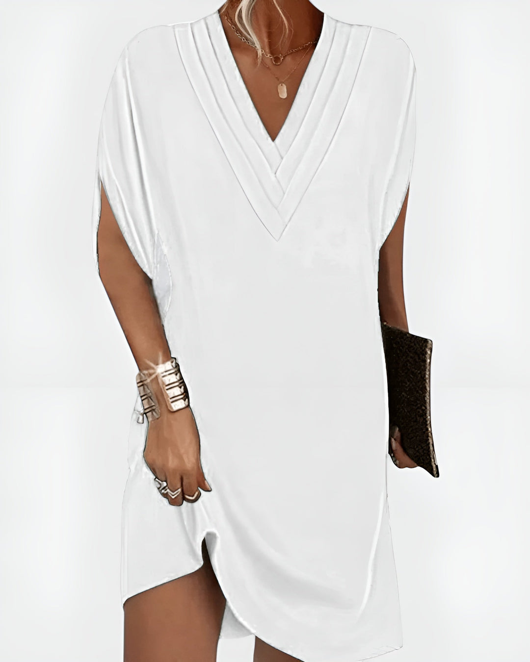 Valantomode | Dress with Flattering Cut