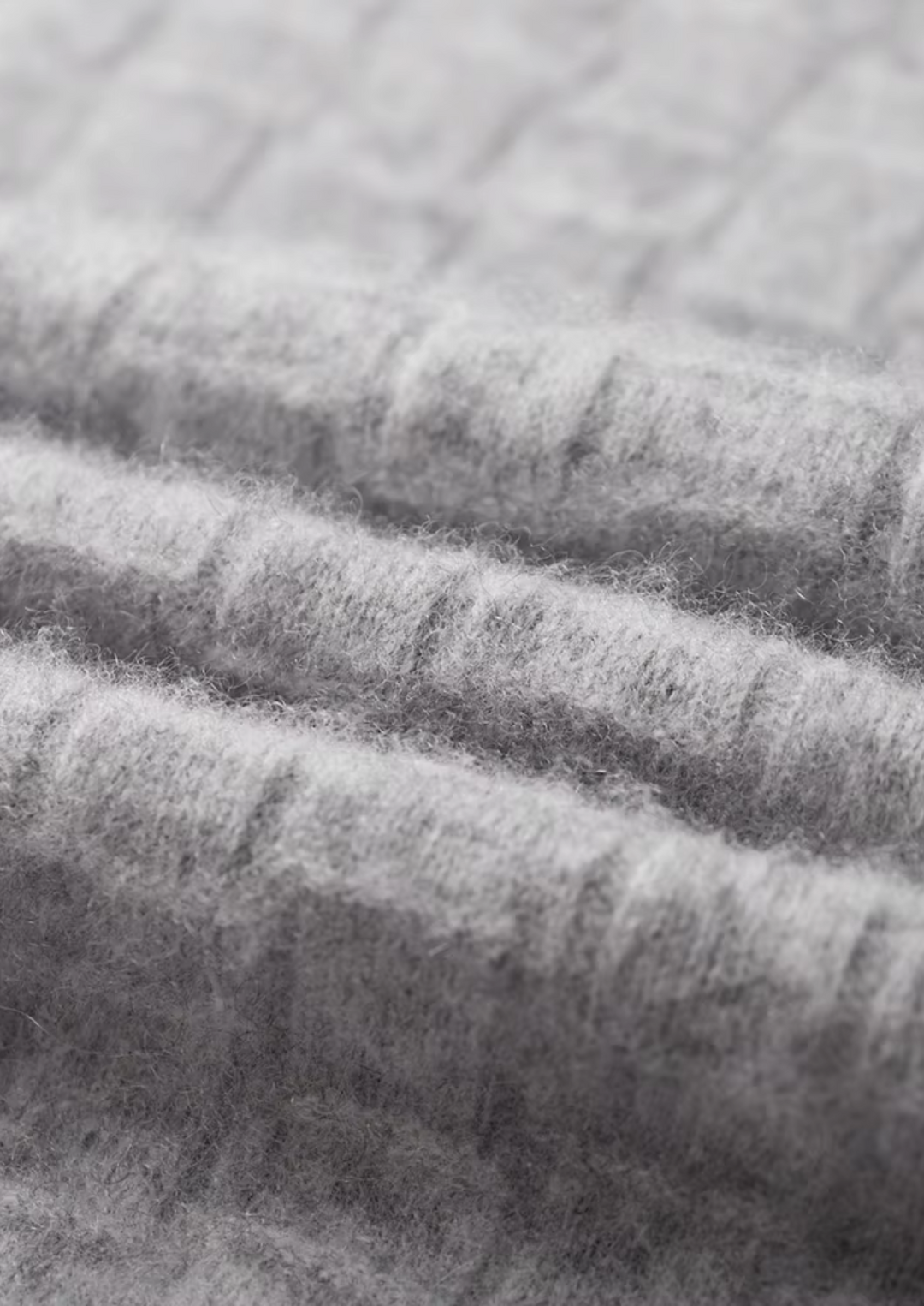 Valantomode | Men’s Textured Mockneck Knit – Geometric Presence & Tactical Elegance