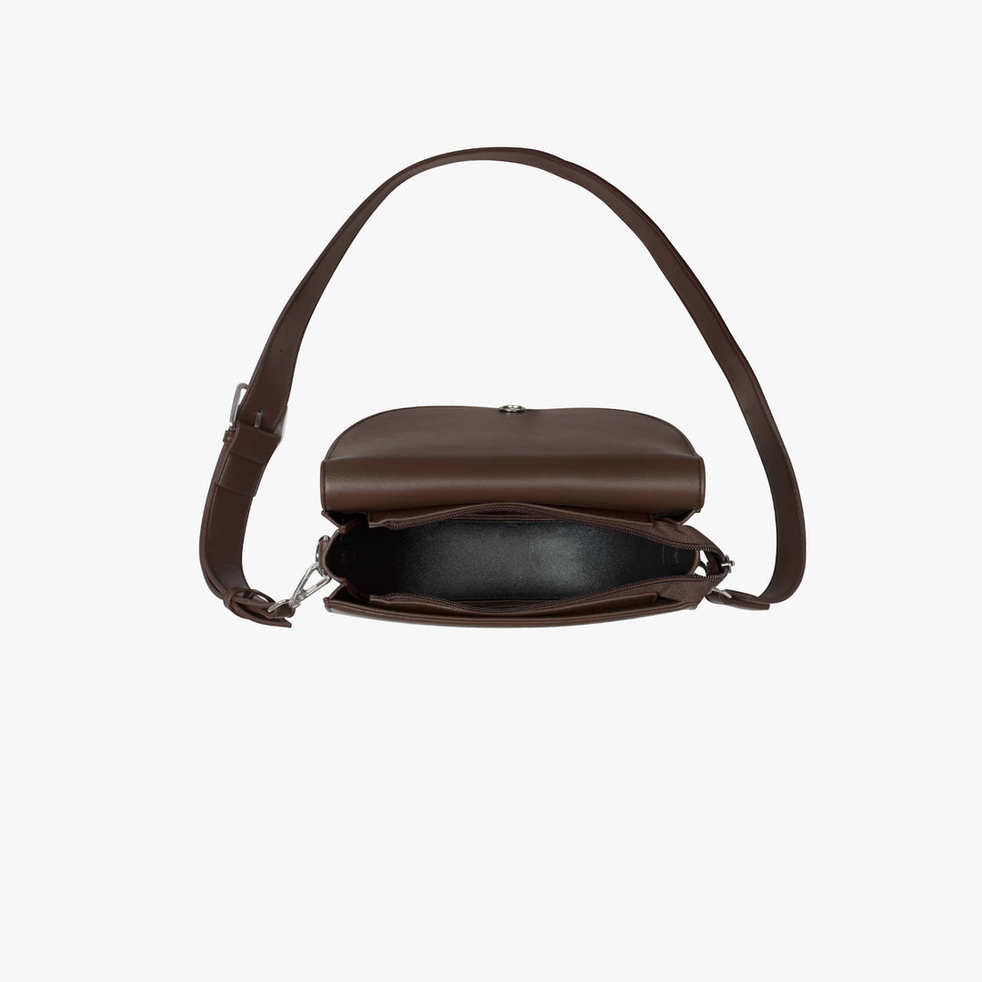 Valantomode | The Lunar Orbital Garrison – Women's Premium Geometric Half-Moon Crossbody Bag