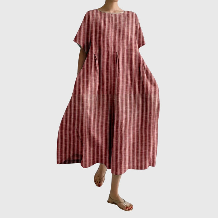 Valantomode | Effortlessly Chic Long Dress for Casual Everyday Style