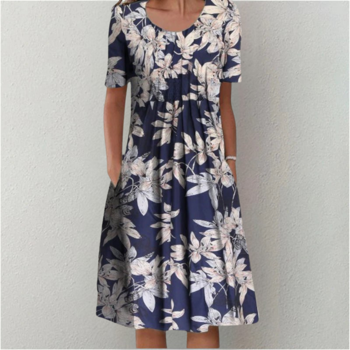 Valantomode | Chic Long Sleeve Dress for Holiday Celebrations