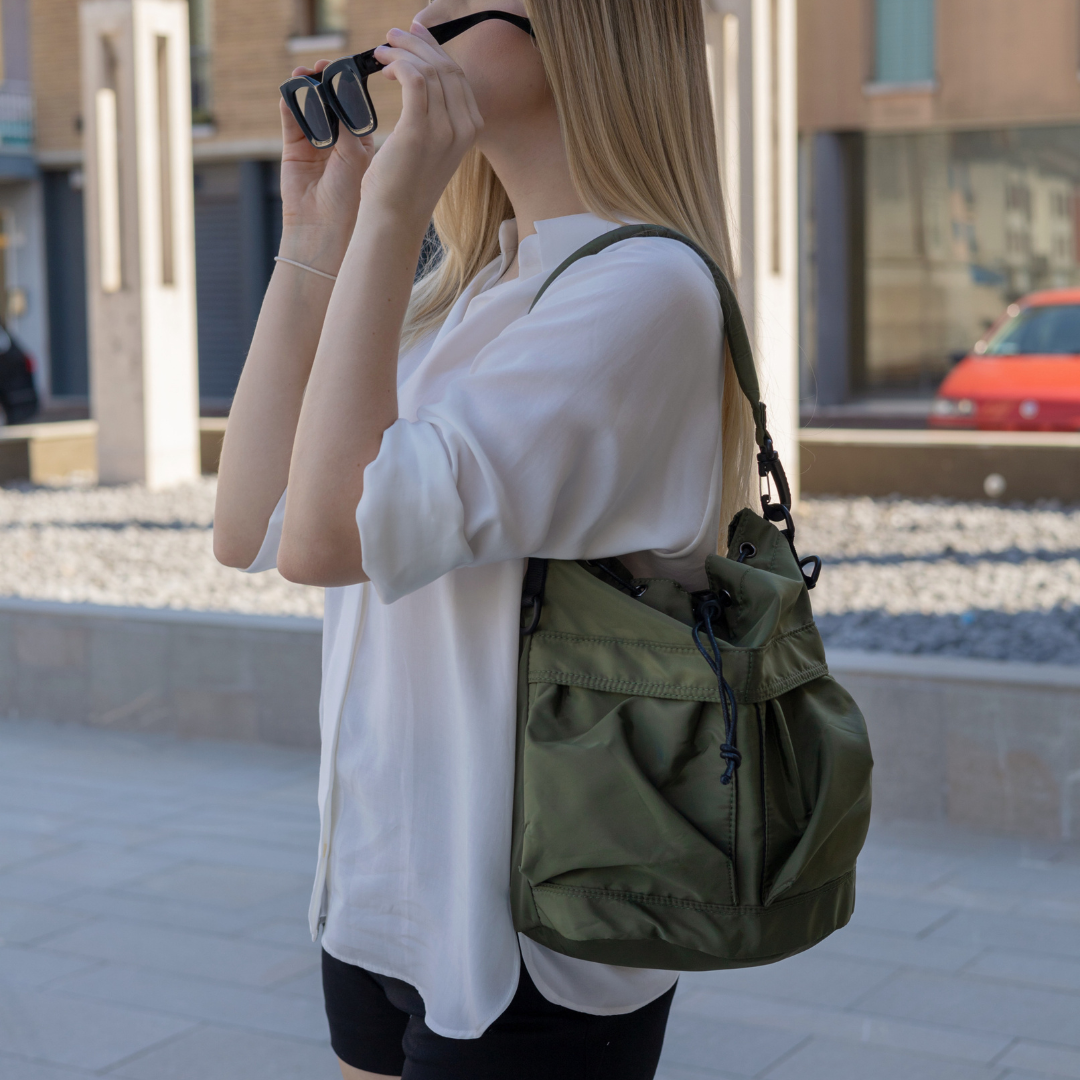 Valantomode | The ‘Aurelius’ Veridian Garrison – Women's High-Velocity Tactical Nylon Backpack
