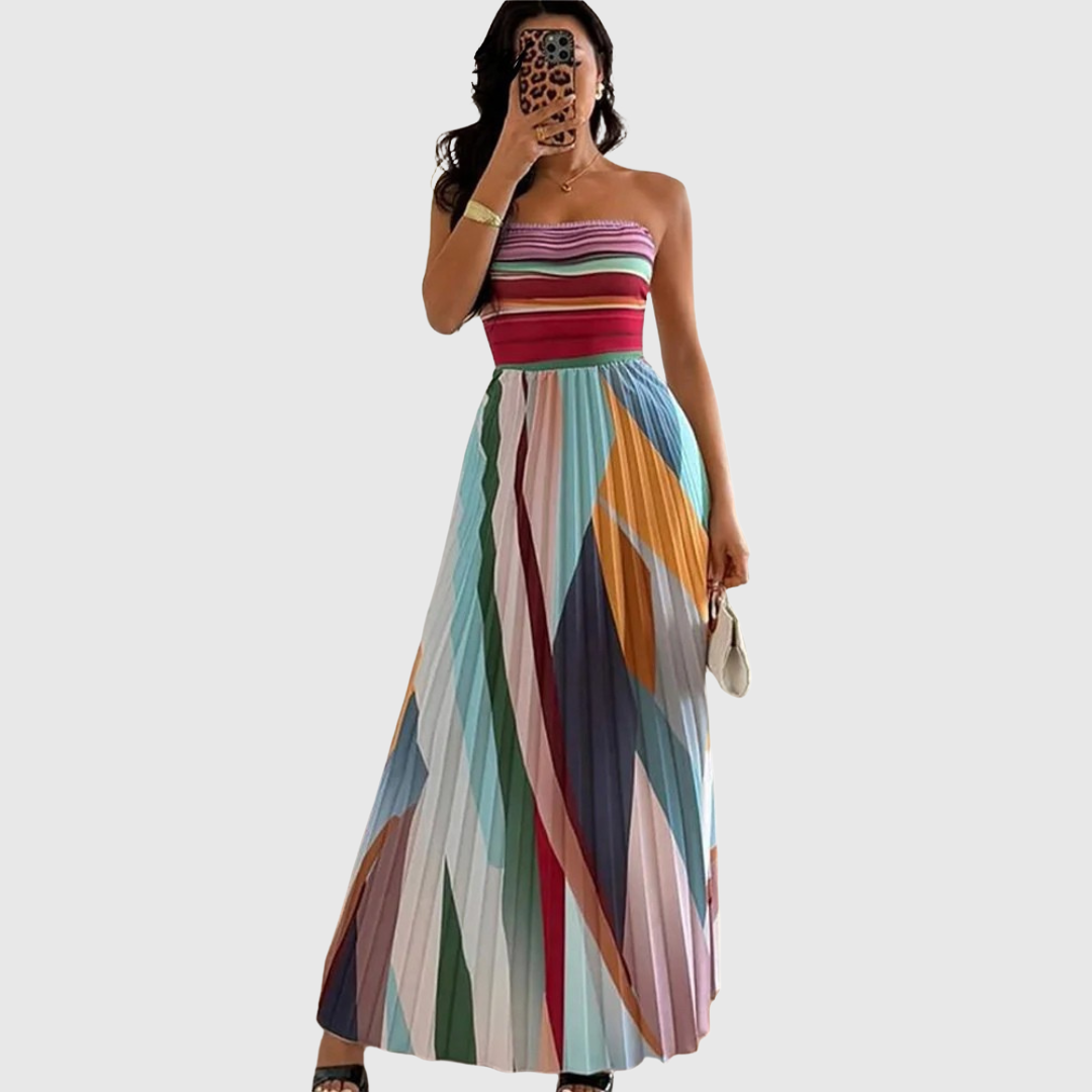 Valantomode | Stylish Long Dress with Sophisticated Elegance for Women