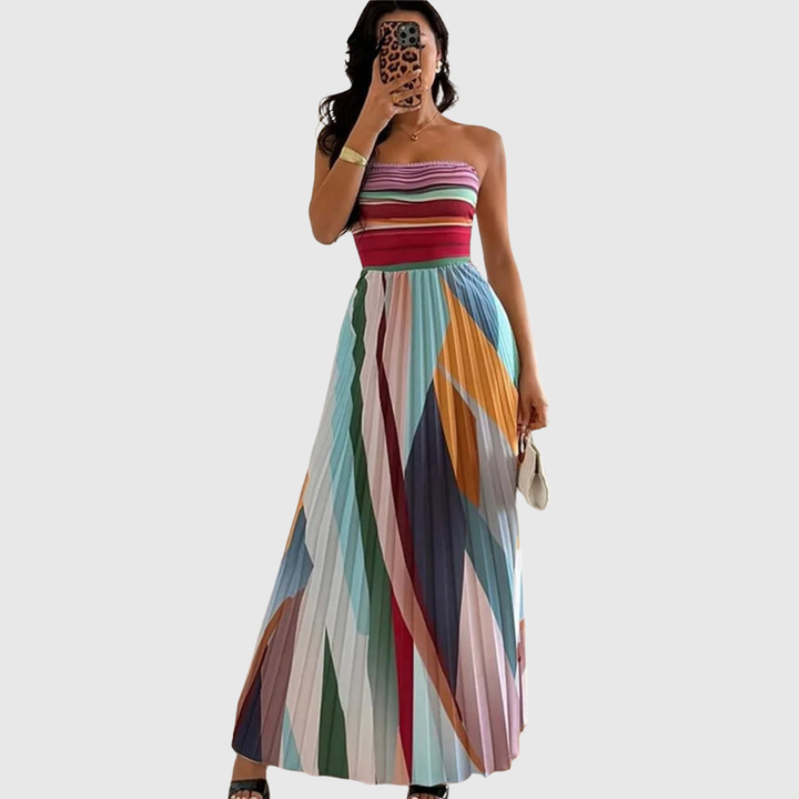 Valantomode | Stylish Long Dress with Sophisticated Elegance for Women