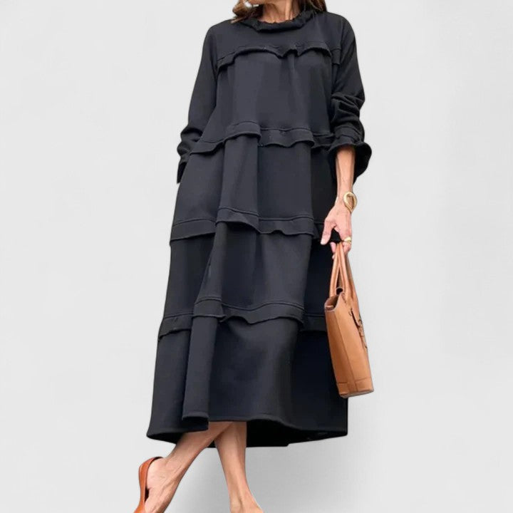 Valantomode | Chic Midi Dress for Effortless Day to Night Styling