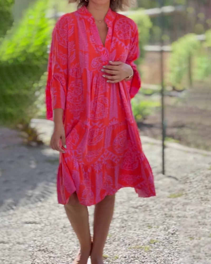 Valantomode | Dress with Elegant Boho Chic Design