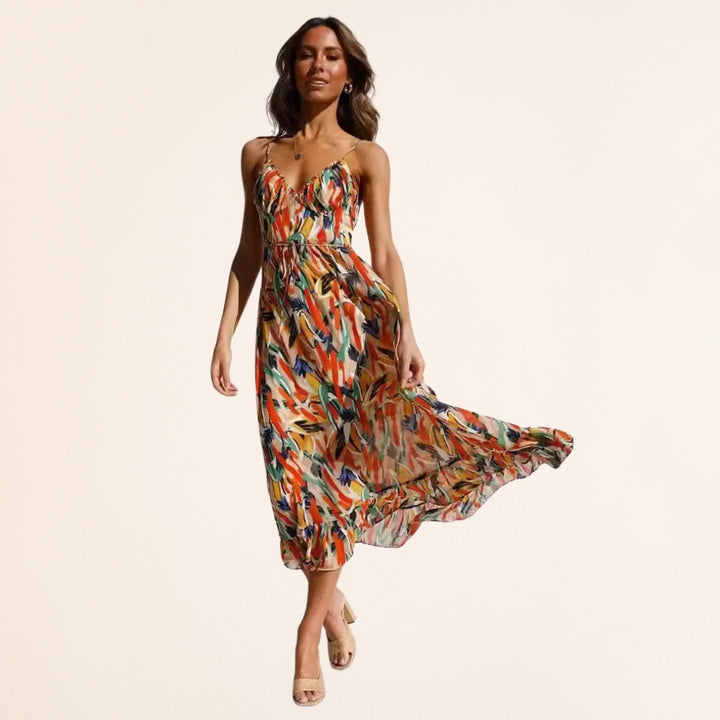 Valantomode | Bohemian Dress with Elegant Design