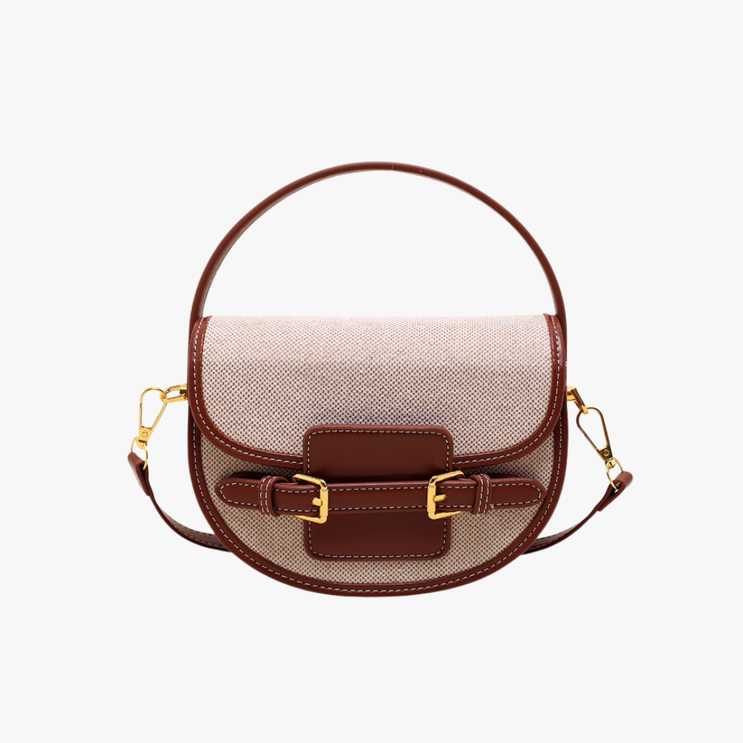 Valantomode | Odyssey Petite Garrison – Premium Canvas & Vegan Leather Mini Crossbody Bag