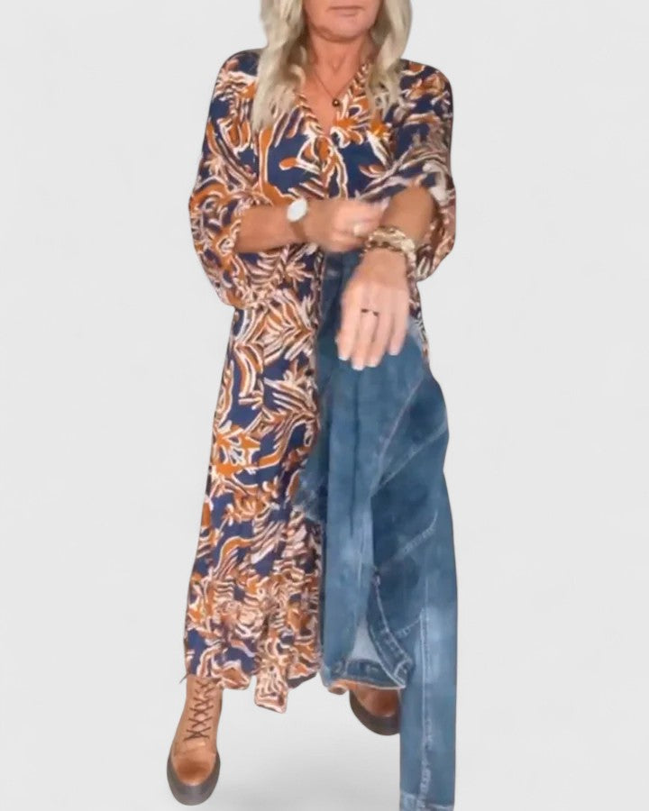 Valantomode | Chic Maxi Dress for Effortless Day to Evening Style