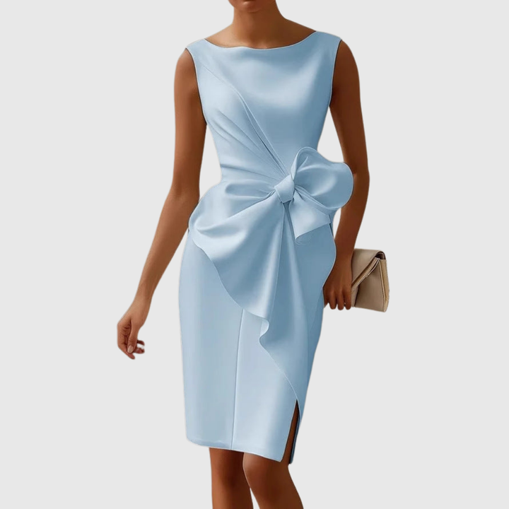 Valantomode | Chic Sleeveless Midi Dress for Effortless Summer Style