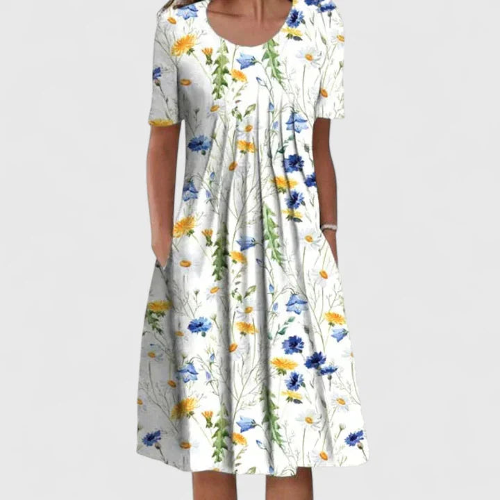 Valantomode | Chic Long Sleeve Dress for Holiday Celebrations