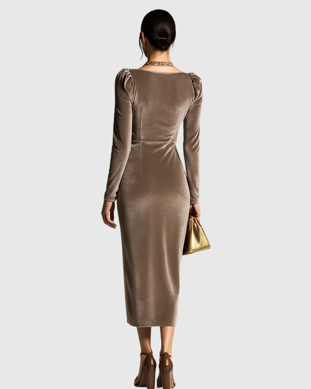 Valantomode | Stylish Midi Dress for Effortless Day to Night Wear