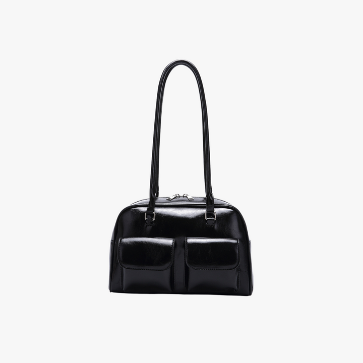 Valantomode | Linear Archival Baguette – Premium Vegan Leather Vintage-Style Shoulder Bag