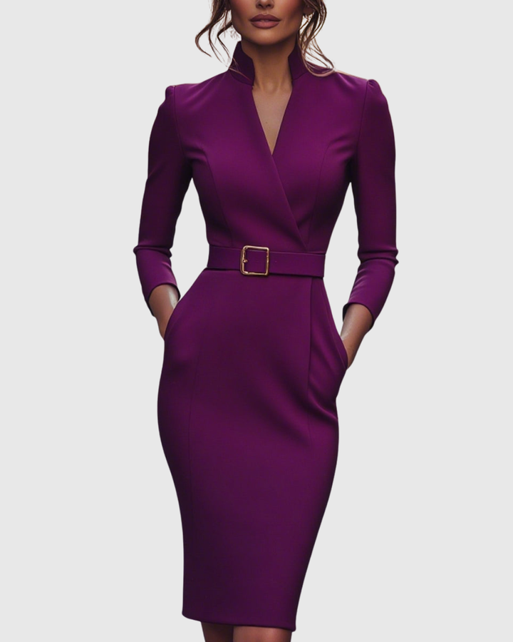 Valantomode | Chic Midi Dress for Effortless Day to Night Style