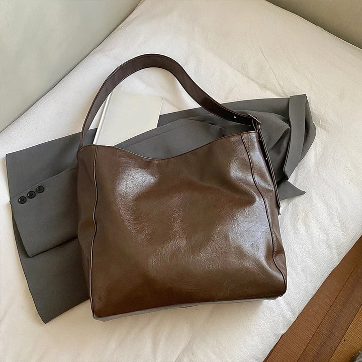 Valantomode | Origin Cyclus Sovereign – Large Capacity Retro Minimalist Bucket Bag & Crossbody