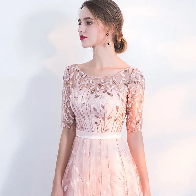 Valantomode | Stylish Round Neck Dress Perfect for Summer Outings