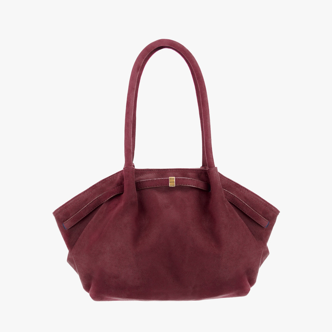 Valantomode | Velvet Horizon Garrison – 46cm Premium Vegan Suede Oversized Business Tote
