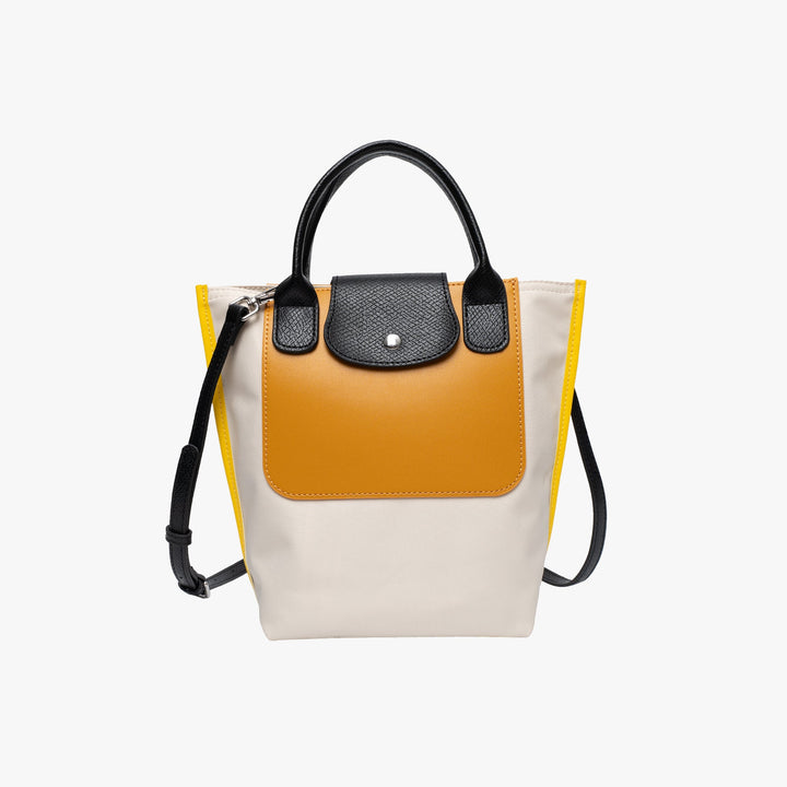 Valantomode | Nimbus Midi Garrison – Upcycled Nylon & Vegan Leather 2-in-1 Tech Tote