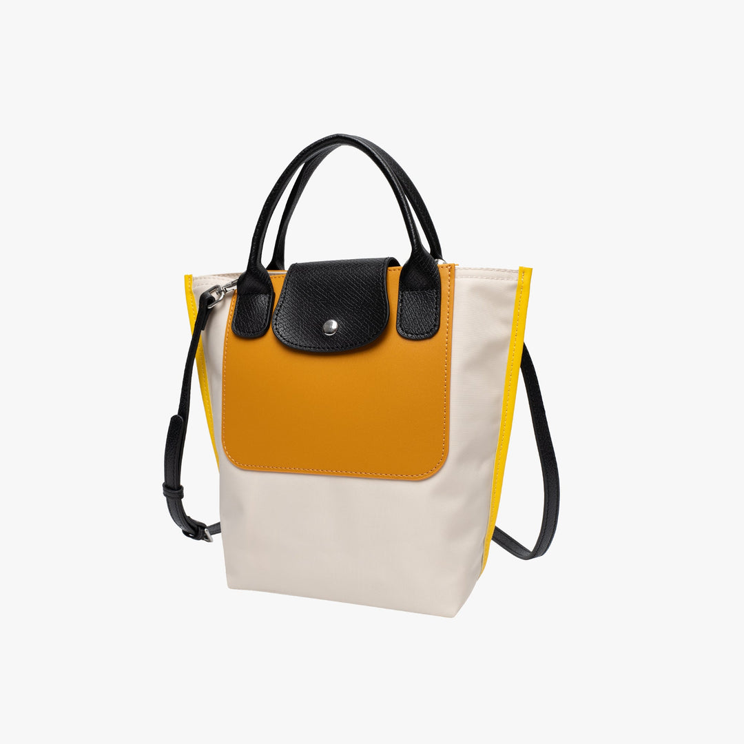 Valantomode | Nimbus Midi Garrison – Upcycled Nylon & Vegan Leather 2-in-1 Tech Tote