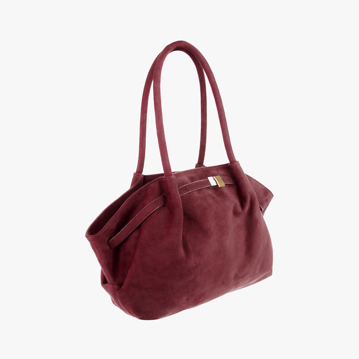 Valantomode | Velvet Horizon Garrison – 46cm Premium Vegan Suede Oversized Business Tote