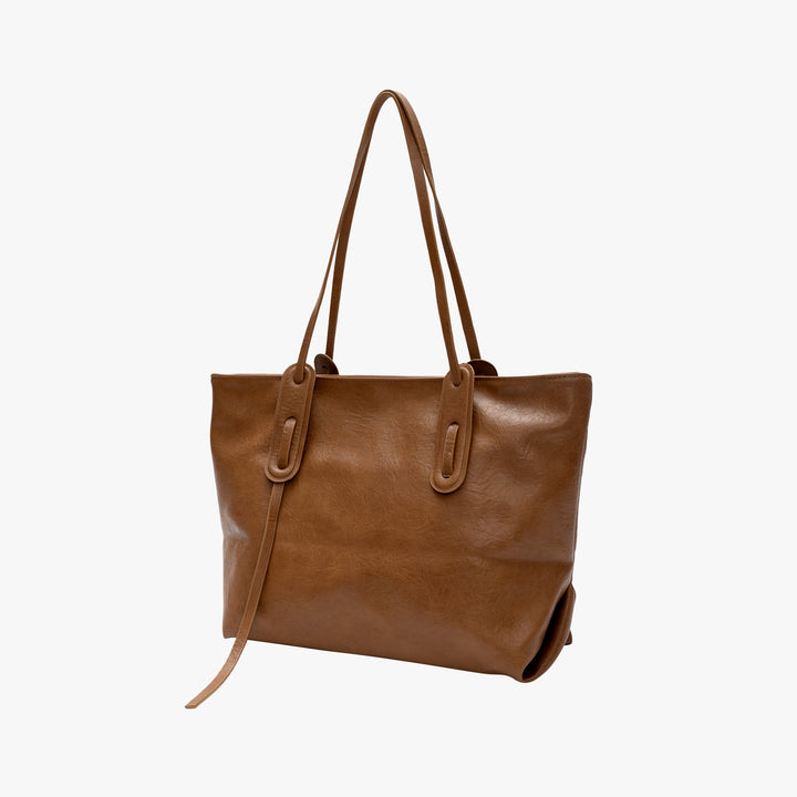 Valantomode | Aspen Horizon Tote – Premium Vegan Leather Large Professional Shoulder Bag