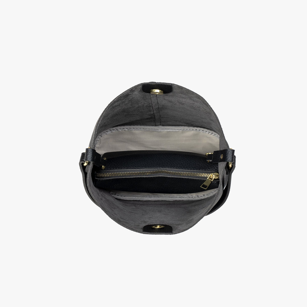 Valantomode | The Veridian Cylinder Garrison – Women's Premium Vegan Leather Bucket Bag