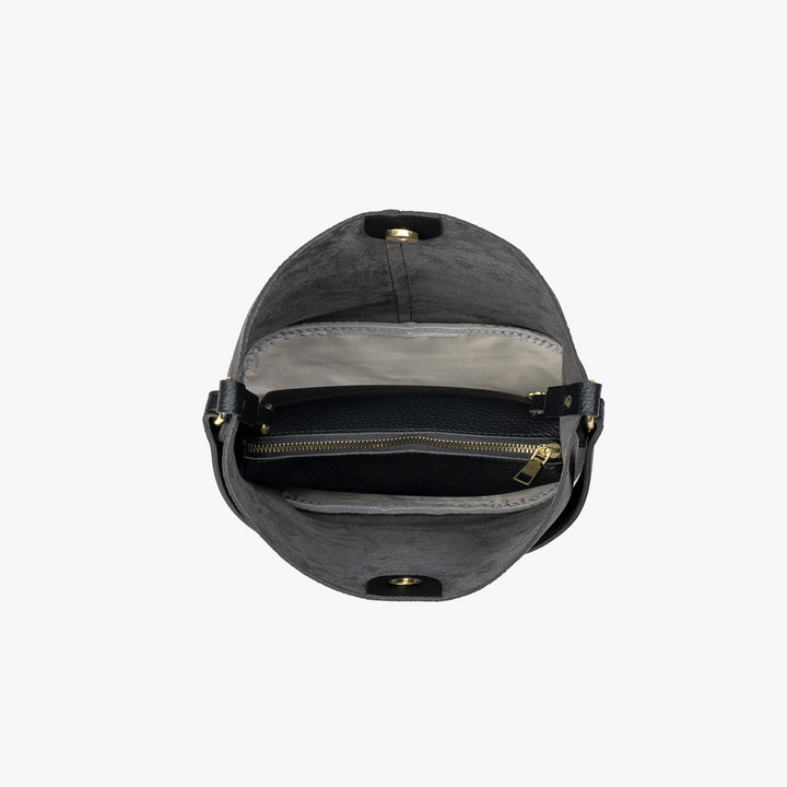 Valantomode | The Veridian Cylinder Garrison – Women's Premium Vegan Leather Bucket Bag