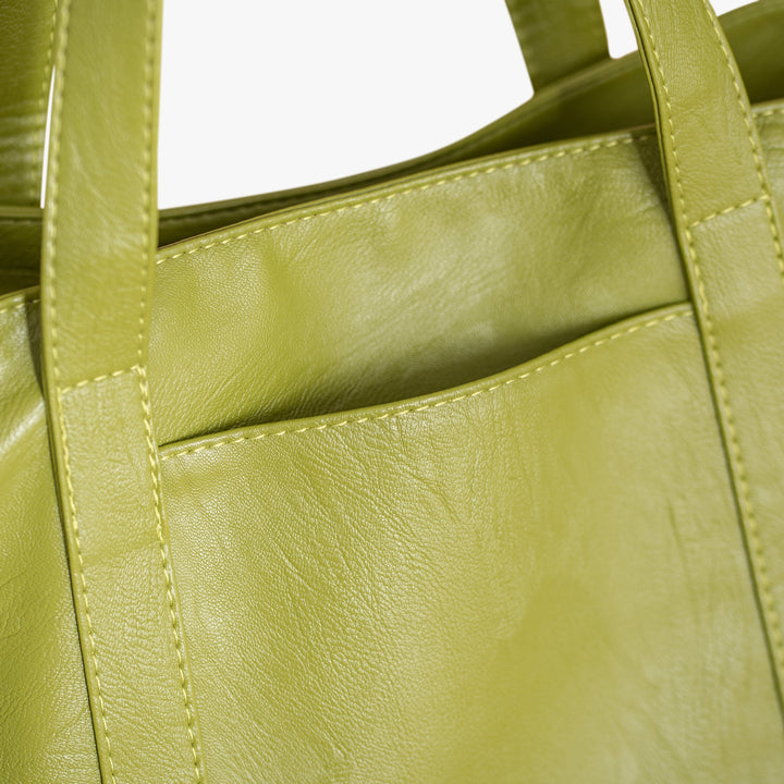 Valantomode | The ‘Aurelius’ Fluid Tote – Veridian Grace & Kinetic Command