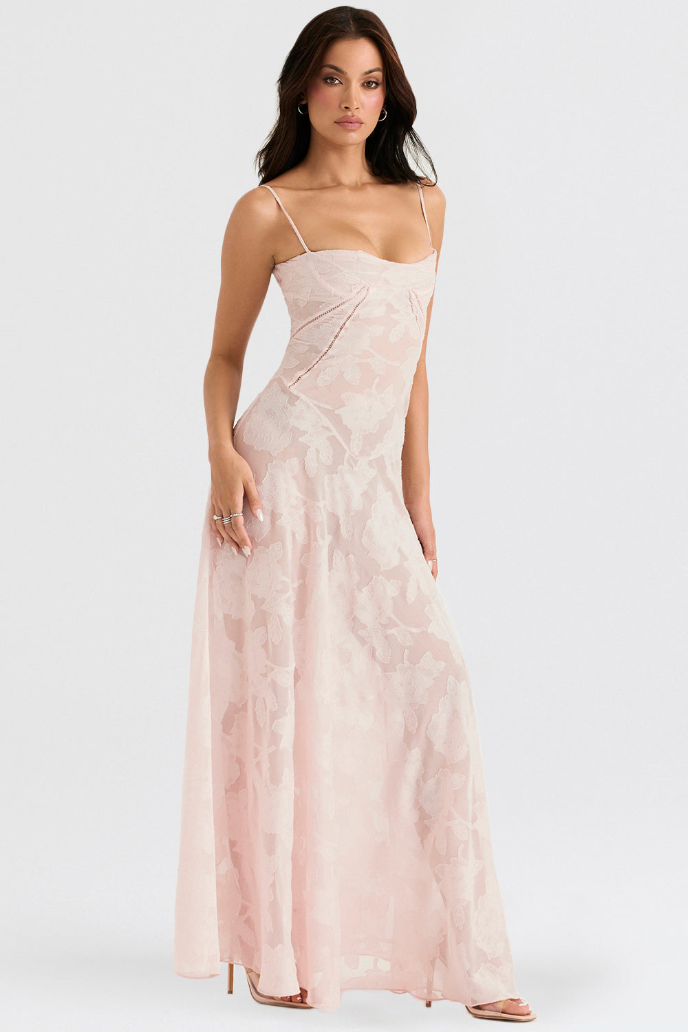 Valantomode | Elegant Embroidered Maxi Dress by Dean