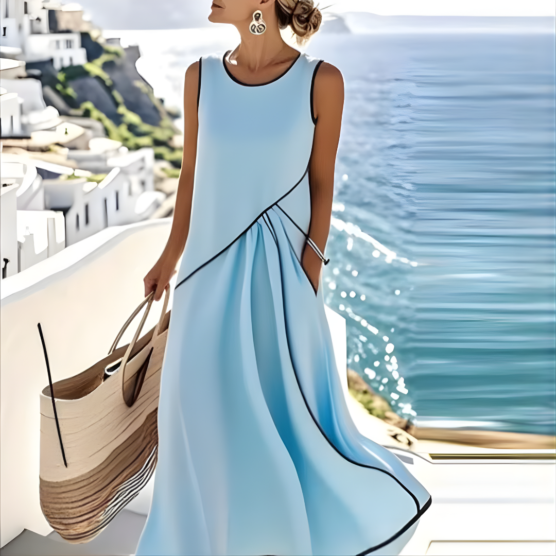Valantomode | Stylish Striped Dress Perfect for Summer Outings