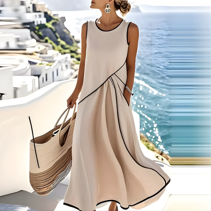 Valantomode | Stylish Striped Dress Perfect for Summer Outings