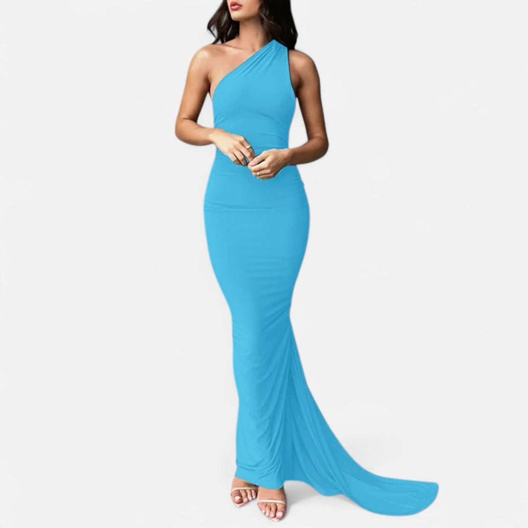 Valantomode  | Women’s Backless Scarf-Tie Evening Dress